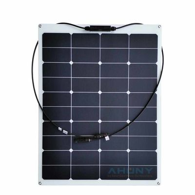 Καλή τιμή. Μονό 50w ημι-ευέλικτο ηλιακό πάνελ υψηλής απόδοσης για κάμπινγκ RV σε απευθείας σύνδεση