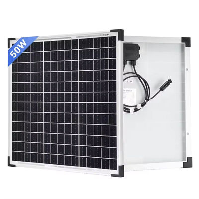 Καλή τιμή. 50W PERC υψηλής απόδοσης Silver Power Mono Solar Panel Battery Cell PV Module Charging Kit για το Καμπ Rv Solar Caravan σε απευθείας σύνδεση