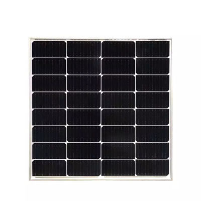 Μαύρο λευκό πίσω φύλλο Ahony ηλιακό πάνελ Strong 100W 20.52V λειτουργεί από -40.C έως 85.C