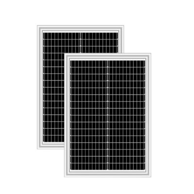 50w 12v 24v PERC Α βαθμού Μονό ηλιακό πάνελ Φωτοβολταϊκό για βελτιωμένη παραγωγή ενέργειας