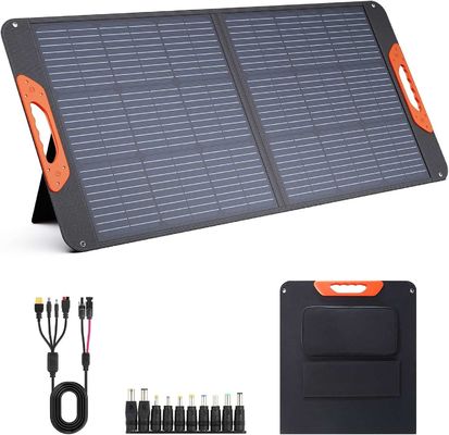 Σύνθετο 100W φορητό ηλιακό πάνελ 100 Watt 20V μονοκρυσταλλικό αναδιπλούμενο φορτιστή ηλιακού πάνελ